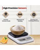 Dokro Digital Kitchen Scale(White), Kitchen Weighing Scale with High-Precision Sensors