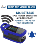 Dr Trust Professional Series Finger Tip Pulse Oximeter (Blue) & Dr Trust (USA) Electronic Zen Rechargeable Digital Personal Weighing Scale