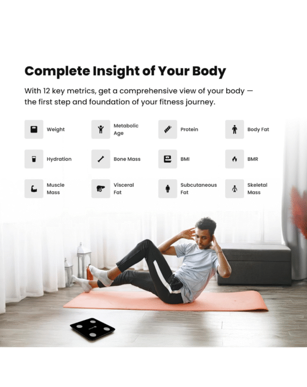 HealthifyMe Smart Scale | Track 11+ Key Body Metrics - Image 2