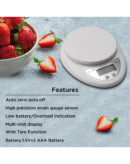 iBELL Digital Kitchen Weighing Scale for Health, LCD Display, High Precision Sensors