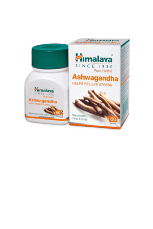 Himalaya Ashwagandha General Wellness Tablets | Stress Relief | Rejuvenates Mind & Body - 60 Tablets