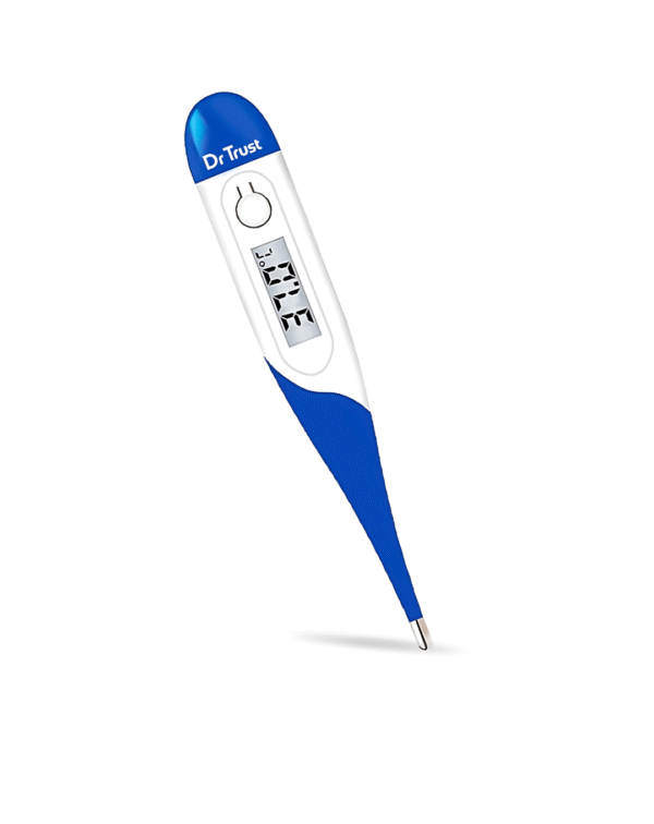 Dr Trust (USA) Waterproof Flexible Tip Digital Thermometer (White)-604