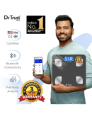Dr Trust (USA) Rechargeable Bluetooth Digital Smart Fitness Body Fat Composition Analyzer