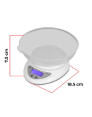 iBELL Digital Kitchen Weighing Scale for Health, LCD Display, High Precision Sensors