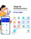 Dr Trust (USA) Rechargeable Bluetooth Digital Smart Fitness Body Fat Composition Analyzer