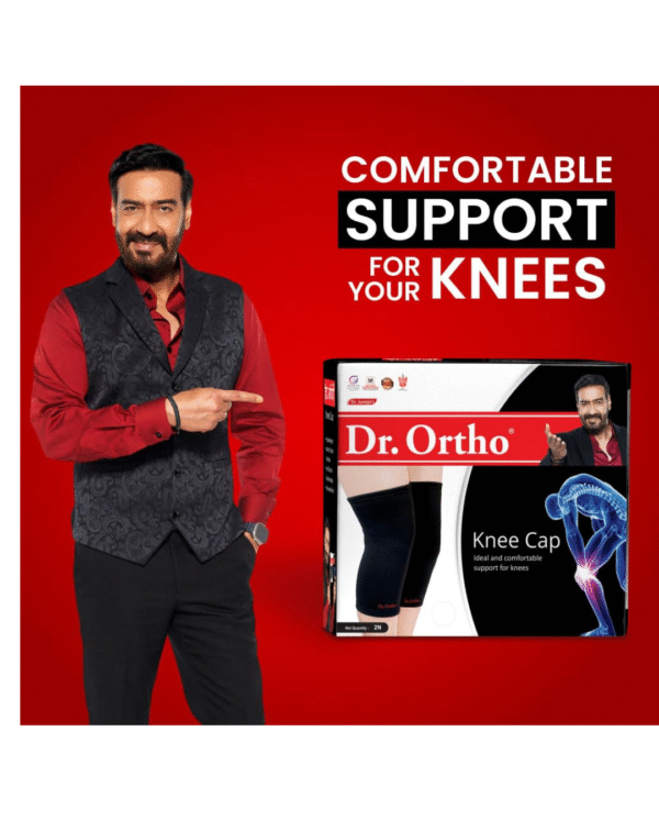 Dr Ortho Knee Support (Black, Universal) - Image 3