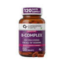 Carbamide Forte Vitamin B-Complex Tablets - 100% RDA for B Vitamins with B1, B2, B3, B5, B6, B9 & Vitamin B12