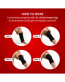 Dr Ortho Knee Support (Black, Universal)