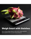 HealthSense Weight Machine for Kitchen, Kitchen Food Weighing Scale for Health
