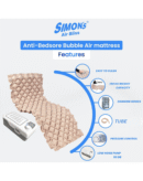 Simon's Anti Decubitus Air Mattress And Pump-Medical Grade 3 Ply Pvc Mattress With Adjustable Air Pressure