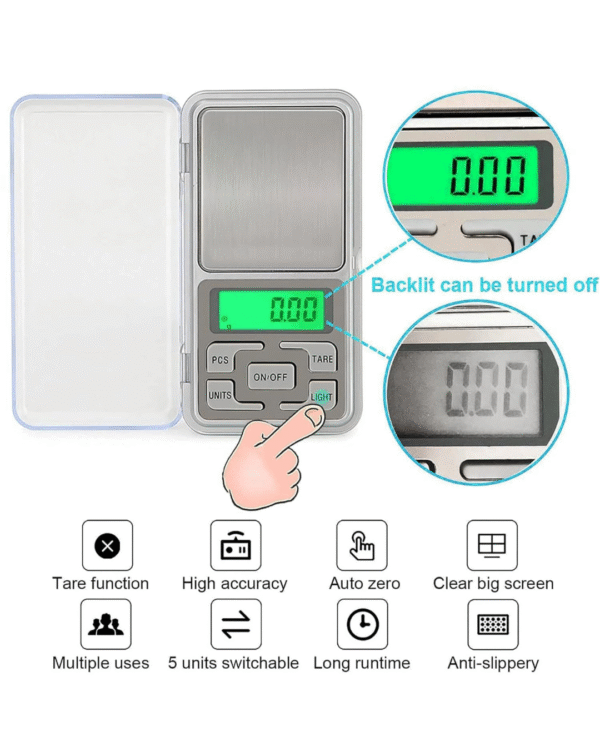 ATOM Selves-MH 200 GM Digital Pocket Scale - Image 2