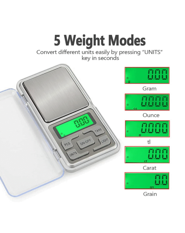 ATOM Selves-MH 200 GM Digital Pocket Scale - Image 4