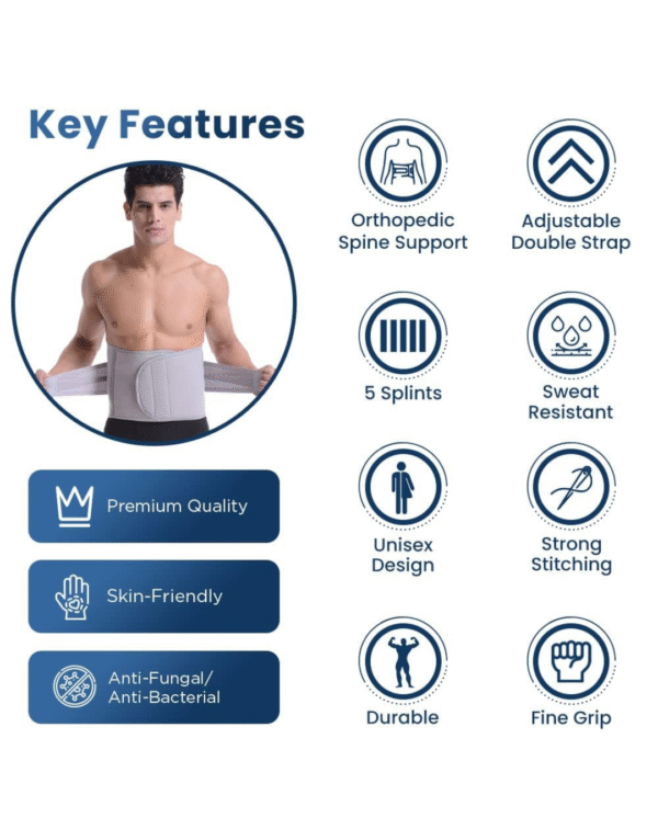 Dr Trust USA Mesh Lumbar Support Belt for Back Pain - Image 2