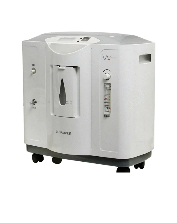 Portable Oxygen Concentrator, 3 Litre Flow Rate, Digital Display, White