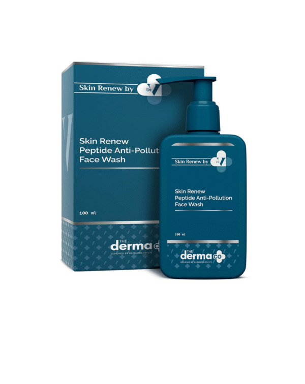 The Derma Co. X Dr.V Skin Renew Peptide Anti-Pollution Face Wash With Peptides & Niacinamide-100Ml