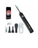 Portronics Cleansify Ear Endoscope Otoscope/Wax Cleaner with 1080p FHD Camera with Ultra fine 4.5mm Lens for Kids & Adults(Black)