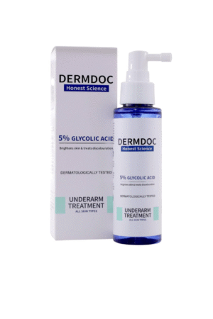 DermDoc 5% Glycolic Acid Underarm Brightening Spray Treatment (100 Ml)
