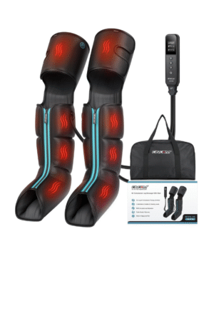CINCOM Full Leg Massager with Heat and Compression, Air Compression Boots for Leg Calf & Foot Recovery