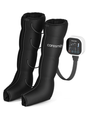 Caresmith Revive Leg Compression Massager with Powerful Controller | 4 Targeted Zones with 4 Modes | Foot Massager Machine for Pain Relief