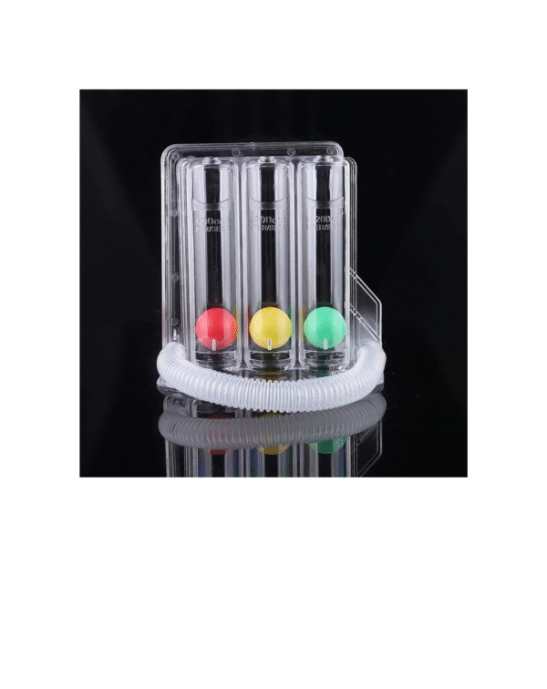 Control D Respirometer 3 Ball Lung Exerciser Respiratory Exerciser Spirometer