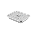 Kashi Surgicals Stainless Steel with Cover Instrument Tray (With Lid) 8" x 6"