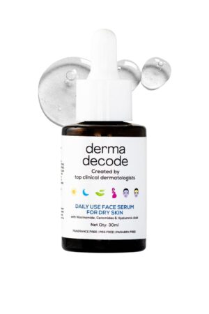 Derma Decode 10% Niacinamide Face Serum for Dry Skin, Open Pores Serum