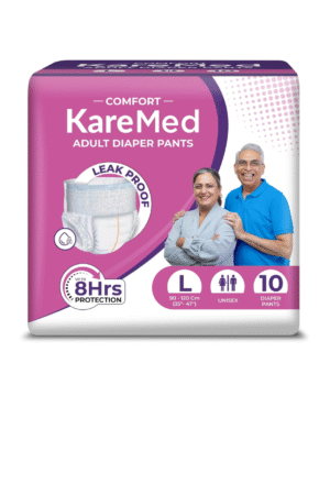 KareMed Comfort Adult Diaper Pants, Large 90-120 Cm (35"- 47")