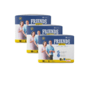 Friends Premium Adult Diapers Pants Style - 30 Count (Large) with odour lock, Unisex