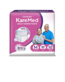 KareMed Comfort Adult Diaper Pants, Medium 75-100 Cm (30"- 40"), 10 Count