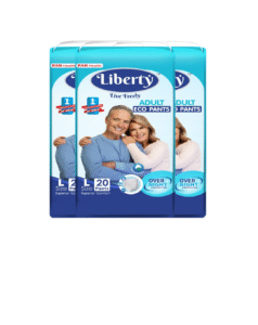 Liberty Eco Adult Diaper Pants, Large (L) 60 Count, Waist Size (75-140cm | 30-55 inches)
