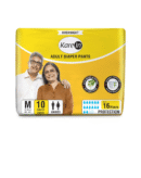 KareIn Overnight Adult Diaper Pants, Medium 75-100 Cm (30"- 40"), 10 Count