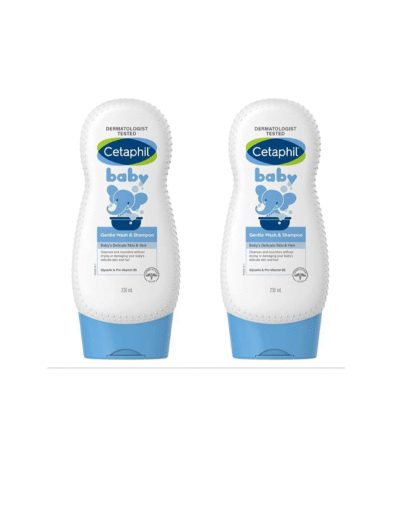 Galderma Cetaphil Baby Gentle Wash And Shampoo (230Ml) - Pack Of 2