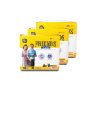 Friends Classic Adult Diapers Pants Style - 30 Count (Medium) with odour lock