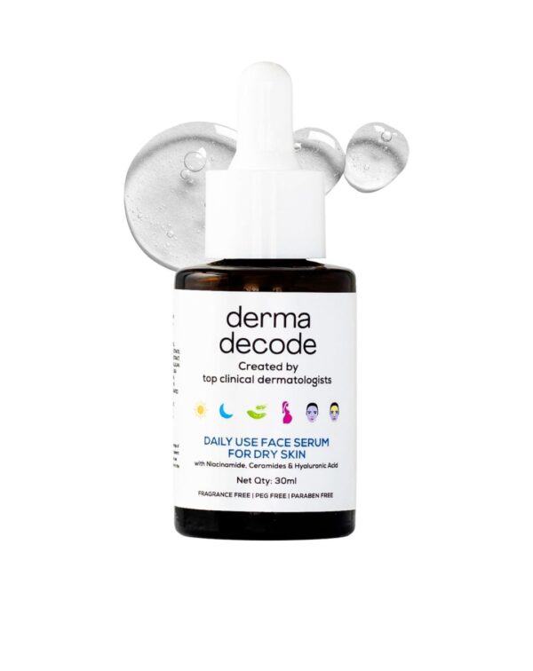Derma Decode 10% Niacinamide Face Serum for Dry Skin, Open Pores Serum