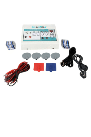 PHYSIOTREX® Physio Solutions White Electro Therapy PhysioTherapy Equipments Combination 2 In 1