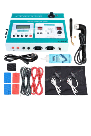 Physiogears 5 In 1 IFT MS Tens Ultrasonic Deep Heat Physiotherapy Machine