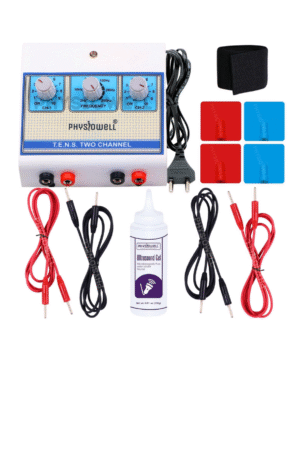 Physiowell Mini Tens 2 Channel Tens Machine for Physiotherapy Nerve Stimulator