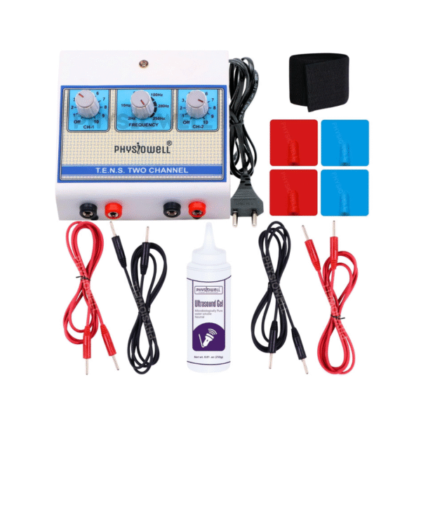 Physiowell Mini Tens 2 Channel Tens Machine for Physiotherapy Nerve Stimulator