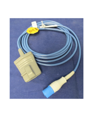 HP Philips Agilent 8 Pin M1191A Compatible Reusable SpO2 Probe - Adult Soft Tip