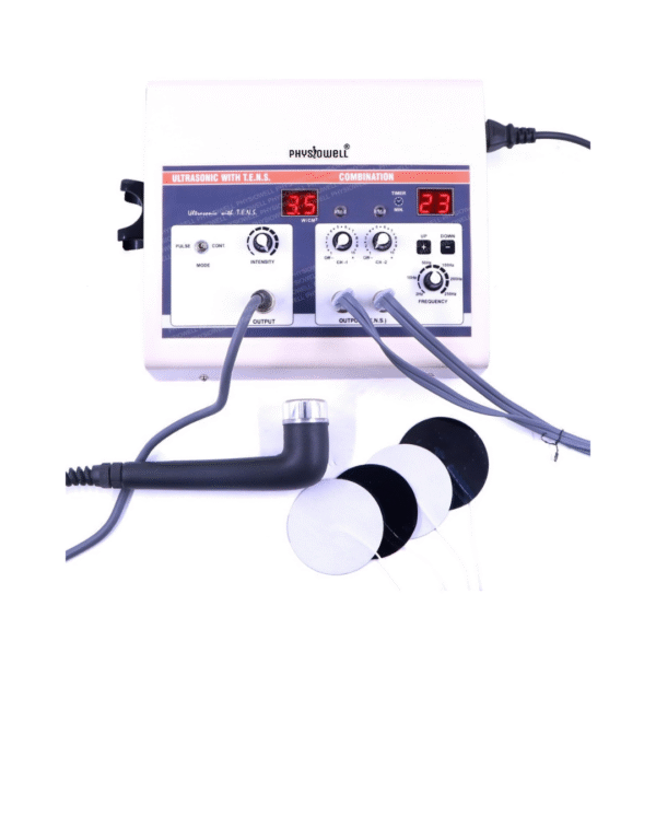 Physiowell Ultrasound Tens 2 Channel Physiotherapy Machine Electrotherapy Combo