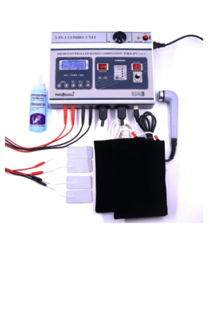 Physiowell 5 In 1 IFT MS Tens Ultrasonic Deep Heat Whole_Body Physiotherapy Machine Combo