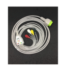 Biometric Cables 5 Lead ECG Cable Compatible with GE B20,B560,GE-Dash-2500,B40,B650-11Pin Snap Type.