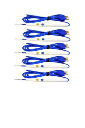 ALEXERA HEALTHCARE 5 Pieces Disposable ElectroSurgical Control Pencil White Colour for Hospitals Use Cautery Pencil