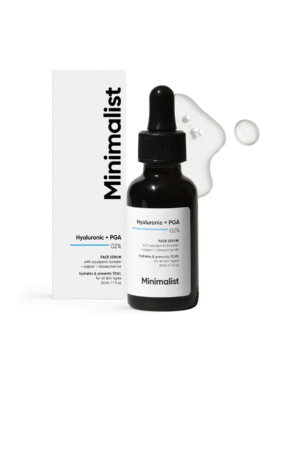 Minimalist 2% Hyaluronic Acid + PGA Serum for Intense Hydration, Glowing Skin & Fine Lines