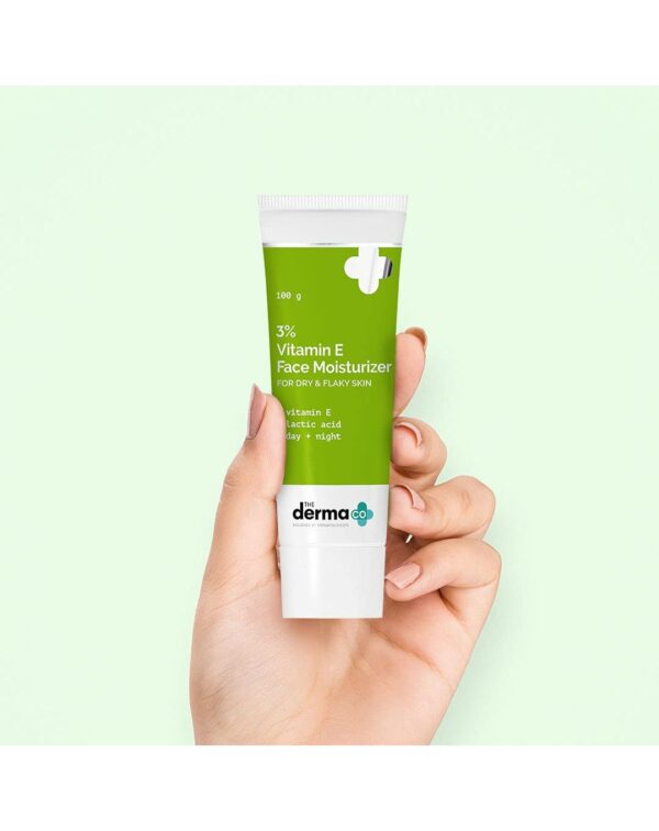 The Derma Co 3% Vitamin E Face Moisturizer Cream With Vitamin E & Lactic Acid - Image 2