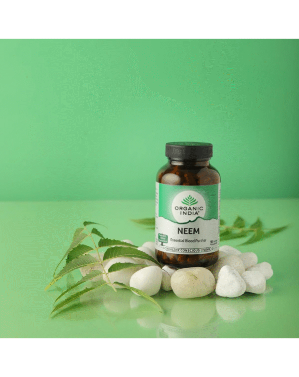 ORGANIC INDIA Neem Ayurvedic Capsules || Blood Purifier Anti Acne - Image 2