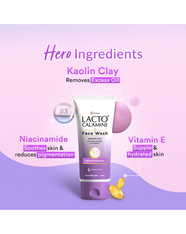 Lacto Calamine Face Wash For Oily Skin |100ml each- Pack of 2 - Image 2