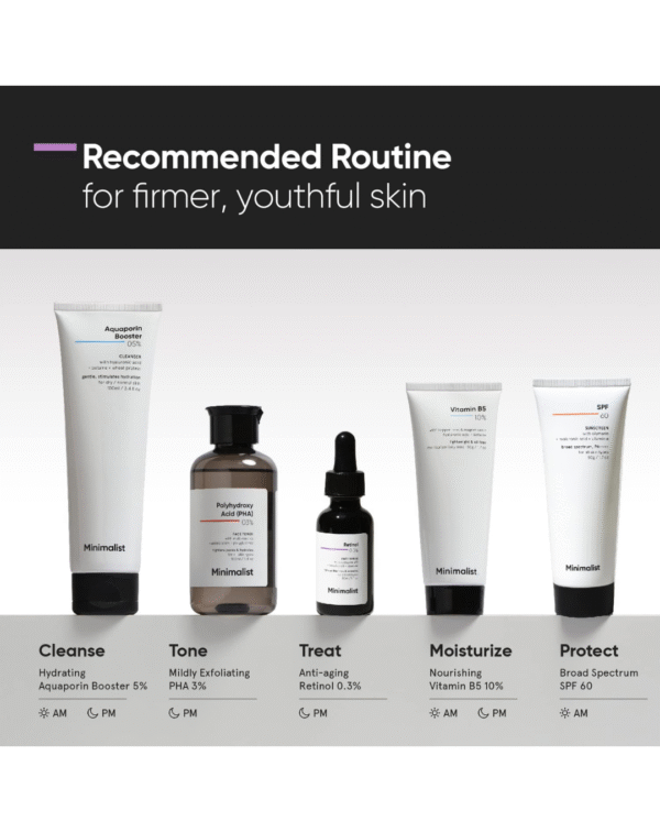 Minimalist Anti-Aging Night Serum with 0.3% Retinol & Q10|Fine Lines & Wrinkles Reduction Serum for Beginners - Image 3