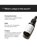 Minimalist Anti-Aging Night Serum with 0.3% Retinol & Q10|Fine Lines & Wrinkles Reduction Serum for Beginners