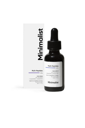 Minimalist Multi Peptide Night Face Serum for Ageless Younger Skin, 30 ml
